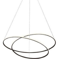 Sikrea Glem/60C Κρεμαστό Φωτιστικό Οροφής Μαύρο Φ60cm 2369