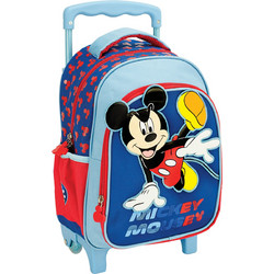 Gim Mickey Team Σχολική Τσάντα Τρόλεϊ Νηπιαγωγείου Μπλε 340-83072