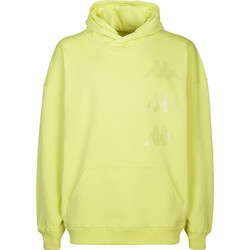 Kappa Authentic Floris Ανδρικό Αθλητικό Φούτερ με Κουκούλα Lime 34133YW-A04