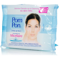 Pom Pon Eyes & Face Micellaire Μαντηλάκια Ντεμακιγιάζ 20τμχ