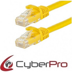 CyberPro U/UTP Cat.6 Καλώδιο Δικτύου Ethernet 5m Yellow