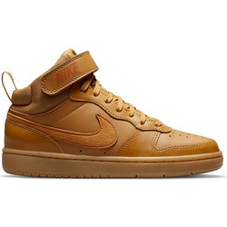 Nike Court Borough MID 2 Παιδικά Sneakers Μποτάκια Καφέ CD7782-701