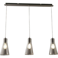 Fabas Luce Κρεμαστό Φωτιστικό Οροφής Ράγα Τρίφωτο E27 3596-47-126