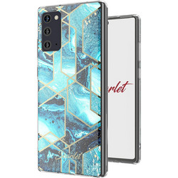 Ghostek Θήκη Stylish Scarlet Samsung Galaxy Note 20 - Blue Waves (SCACAS059)