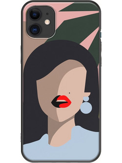 Θήκη Brunette iPhone 11 Black TPU (Μαύρη Σιλικόνη)