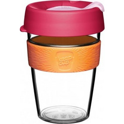 KeepCup Clear Edition Ποτήρι Καφέ Γυάλινο με Καπάκι Kauri 454ml