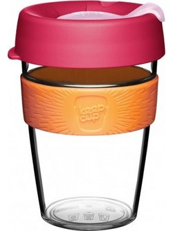 KeepCup Clear Edition Ποτήρι Καφέ Γυάλινο με Καπάκι Kauri 454ml