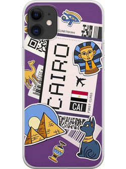 Θήκη Ticket To Cairo iPhone 11 Flexible TPU (Διάφανη Σιλικόνη)