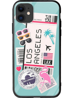 Θήκη Ticket To Los Angeles iPhone 11 Groove TPU (Tempered Glass και TPU)