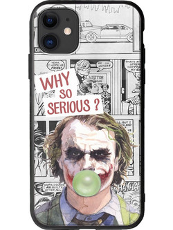 Θήκη Why So Serious iPhone 11 Groove TPU (Tempered Glass και TPU)