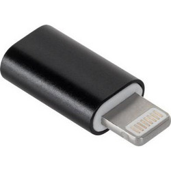 ML-0851B . Αντάπτορας MicroUSB σε Lightning Port (iPhone) Μαύρος