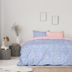 Κουβερλί Μονό Zinia Blue Kocoon Μπλε 160x240