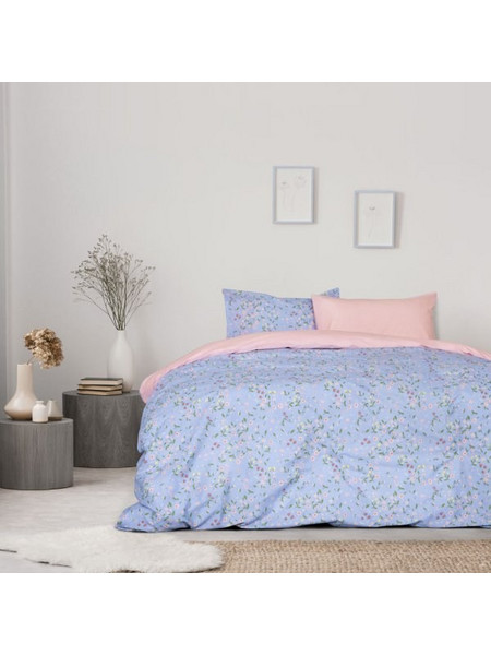 Κουβερλί Μονό Zinia Blue Kocoon Μπλε 160x240