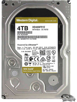 Western Digital Gold 4TB HDD Σκληρός Δίσκος 3.5" Sata 3 7200rpm
