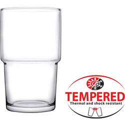 Pasabahce Σετ Ποτήρια Νερού Γυάλινα Hill 440ml 12τμχ PAS.420204
