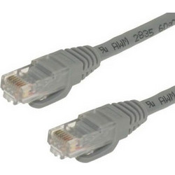 Detech U/UTP Cat.5e Καλώδιο Δικτύου Ethernet 1m Grey