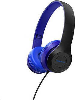 Borofone BO5 Star Ενσύρματα Ακουστικά On Ear Μαύρα Μπλε