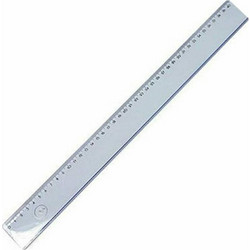 Χάρακας πλαστικός Pratel 40cm διάφανος (502AM)