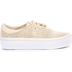 DC Tra Γυναικεία Sneakers Flatforms Μπεζ ADJS300196-TAU