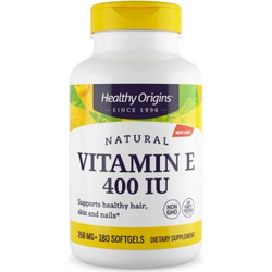 Healthy Origins Vitamin E 400iu 180 Μαλακές Κάψουλες