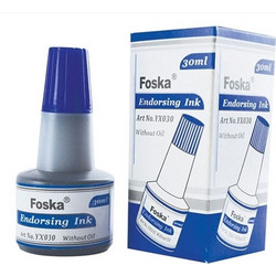 Foska Μελάνι για Ταμπόν Μαύρο Foska Μελάνι για Ταμπόν Μπλε
