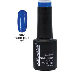 Lilly Nail Art Color Gel Matte Blue Raf Ημιμόνιμο Βερνίκι Νυχιών 5ml