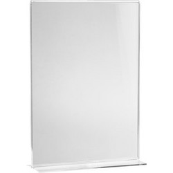 Θήκη Ακρυλική διπλής όψης σχήμα T 14xΥ21cm A5 c432593
