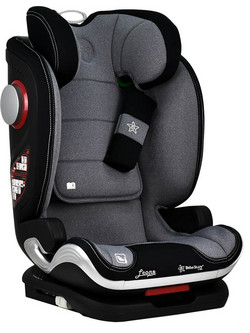 Bebe Stars Leon Plus Κάθισμα Αυτοκινήτου i-Size 15-36kg ISOfix Grey 944-186