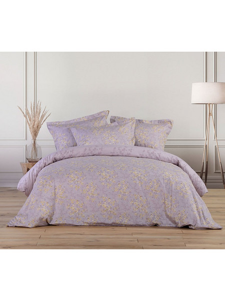 Σετ Παπλωματοθήκη Υπέρδιπλη Floriel Pink 1x(240x230) + 2x(52x72) - Nef-Nef Homeware