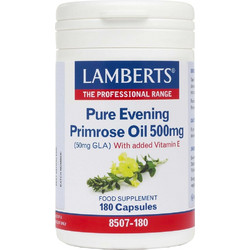 Lamberts Pure Evening Primrose Oil Έλαιο Νυχτολούλουδου 500mg 180 Κάψουλες