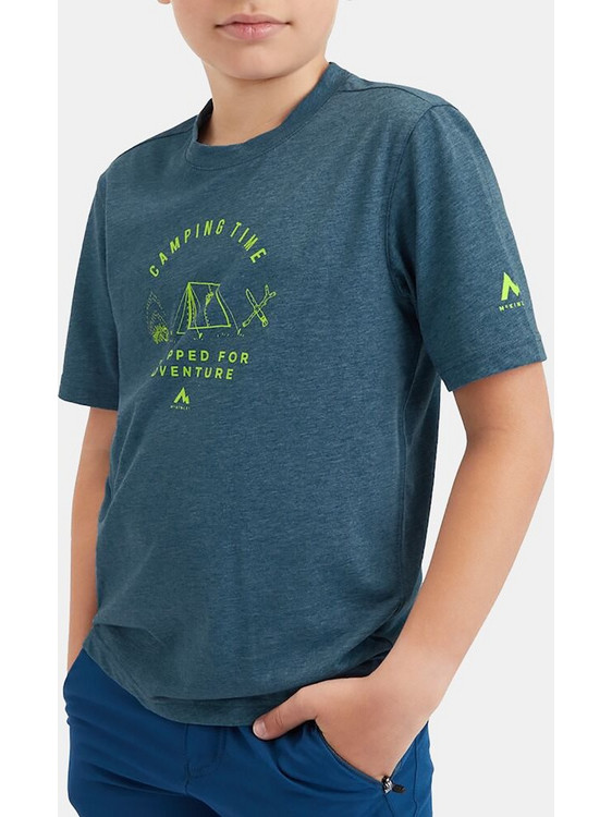 McKINLEY Zorma II Παιδικό T-Shirt Κοντομάνικο Πετρόλ 417930-900-911