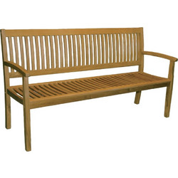 Ξύλινος Καναπές 3 Θέσεων 158 x 62 x 88 (h) cm Acacia Wood VAL 3-02 AC