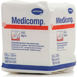 Hartmann Medicomp Μη Αποστειρωμένες Γάζες 7.5x7.5cm 100τμχ