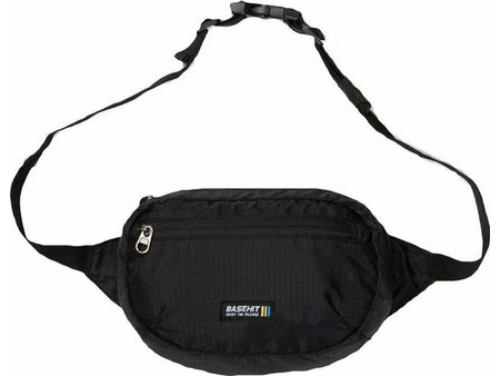 Basehit Packable Ανδρικό Τσαντάκι Μέσης Μαύρο 202.BU02.62-001