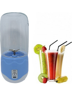 Επαναφορτιζόμενο mini Φορητό Μπλέντερ DM-888 (400ml) σε Μπλέ Χρώμα