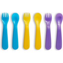 Munchkin Colour Reveal Forks & Spoons Σετ Βρεφικό Πιρούνι & Κουτάλι 12m+ Πολύχρωμο 6τμχ