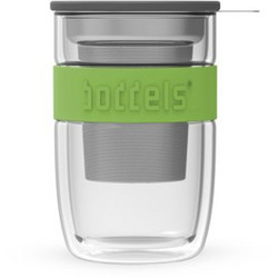 Κούπα Γυάλινη Boddels Seev 380ml Apple green