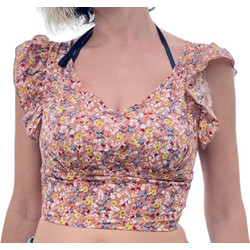 CROP-TOP ΜΕ ΔΕΣΙΜΟ ΠΙΣΩ Σομόν