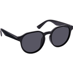 Eyelead L703 Γυαλιά Ηλίου Στρογγυλά Κοκάλινα Μαύρα με Μαύρο Polarized Φακό