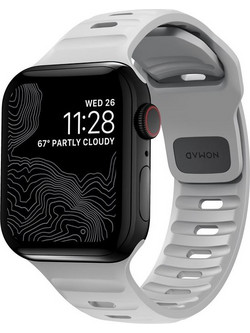 Nomad Sport Λουράκι Σιλικόνης Lunar Grey (Apple Watch 38 / 40 / 41mm)