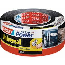 Tesa Υφασμάτινη Ταινία Extra Power Universal Black 56388-00001-07 50mm x 25m