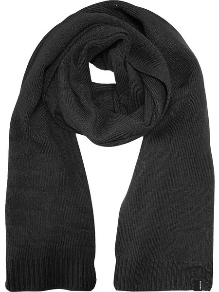 REBASE KNITTED SCARF (RMSCF-07 BLACK) (RMSCF-07 BLACK)
