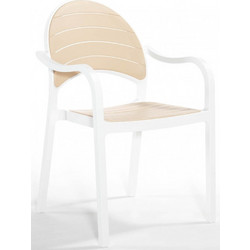 Avant Garde Senza Πολυθρόνα Κήπου Πολυπροπυλενίου Cappuccino Brown AG2771-157