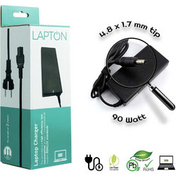 Lapton Φορτιστής Laptop 90W 18.5V 4.9A για HP με Ενσωματωμένο Καλώδιο Τροφοδοσίας CH-AC05