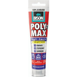 Bison Κόλλα Bison Polymax High Tack Express Διάφανη 115gr (25692)
