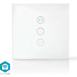 NEDIS WIFIWC10WT WiFi Smart Wall Switch, Curtain, shutter or sunshade controller