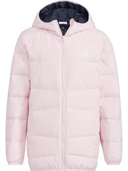 Adidas Frosty Αθλητικό Παιδικό Μπουφάν Χειμωνιάτικο Puffer Ροζ HM5237