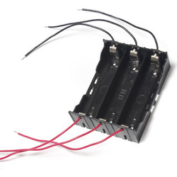 Battery Case Holder for 3x18650 (6 Wires)
