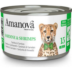 Amanova Adult 15 with Sardine & Shrimps in Jelly 70gr