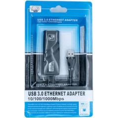 Αντάπτορας USB 3.0 Ethernet 10/100/1000Mbps για Windows/MacOS/Linux/Chrome OS